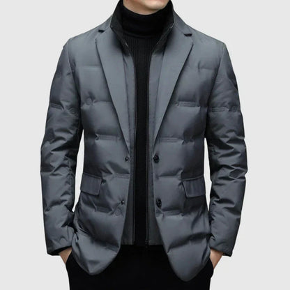 Elegante Steppblazer Damenjacke Zweiknopf Schnitt