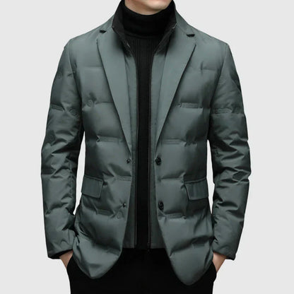 Elegante Steppblazer Damenjacke Zweiknopf Schnitt