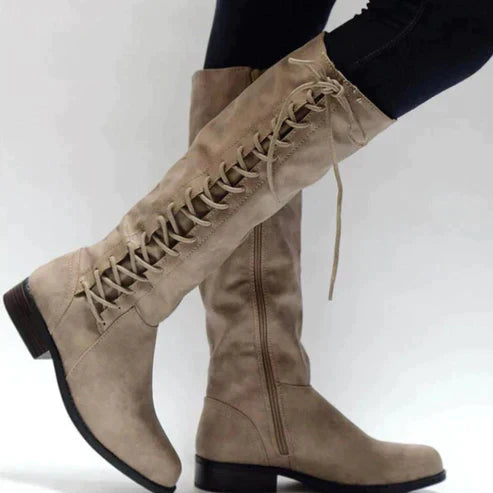 Damenschuhe Damenstiefeletten Kniehoch Elegant