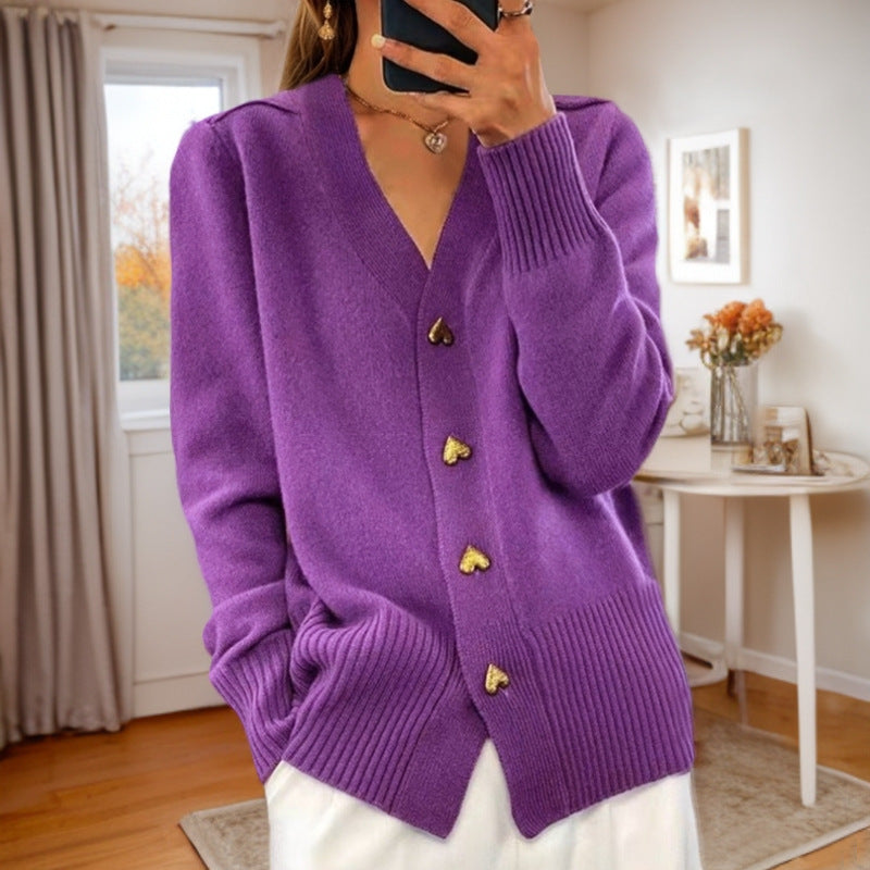 Moderner Ärmelloser Cardigan
