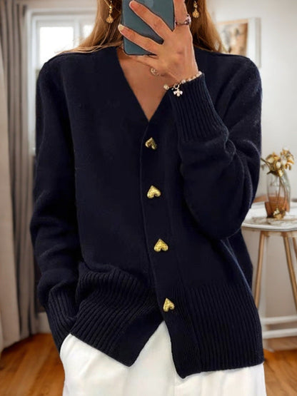 Moderner Ärmelloser Cardigan