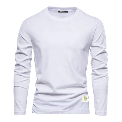 Bequemes Langarmshirt aus Baumwolle