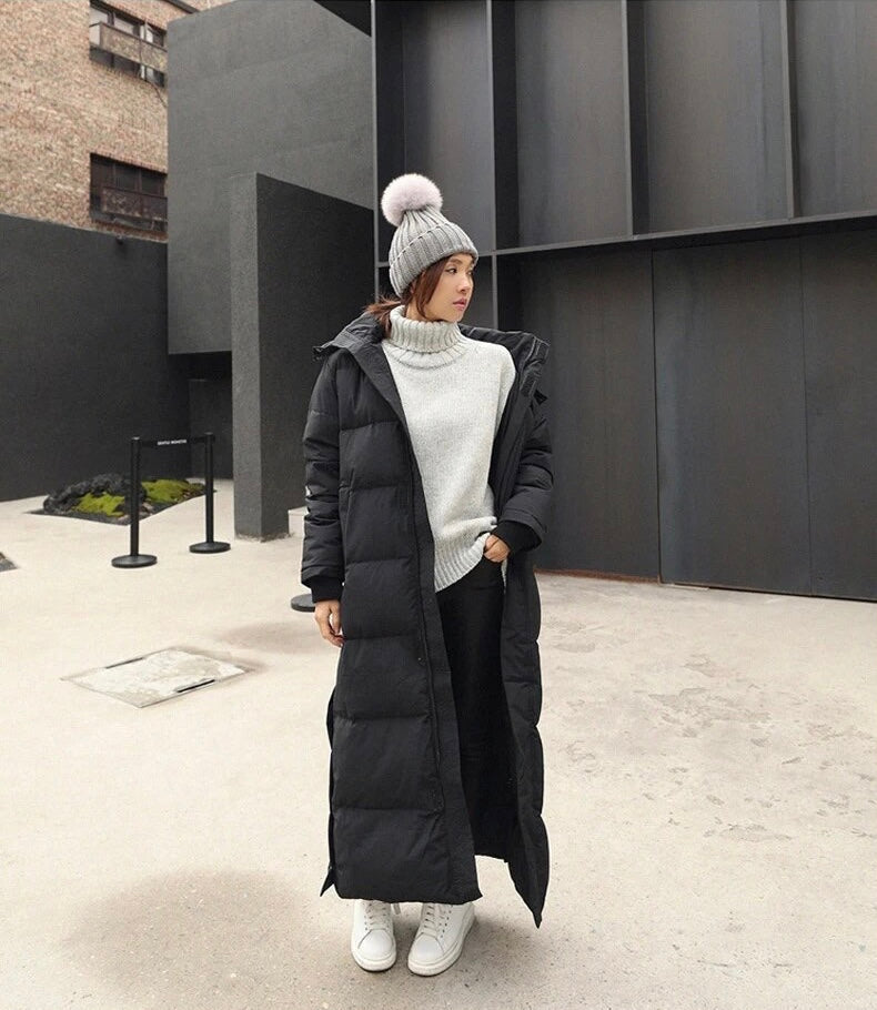 Stylische Damen Pufferjacke Winter