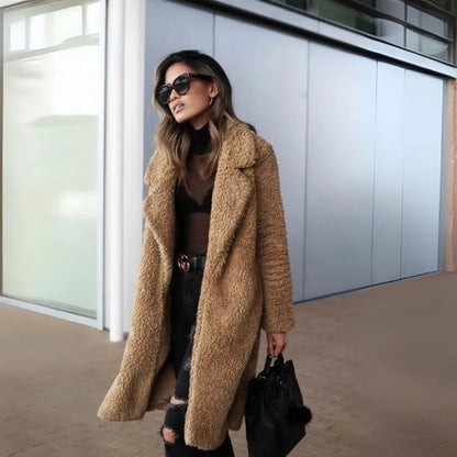 Weiche Teddyjacke Damen Modell