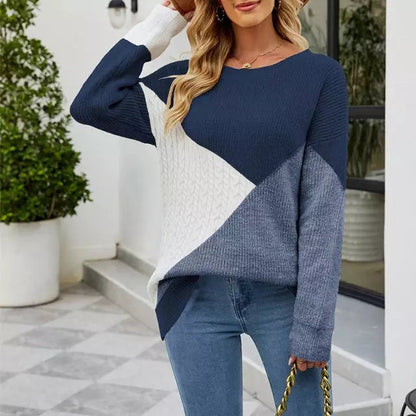 Strickpullover Damen Modern Winterlich Elegent