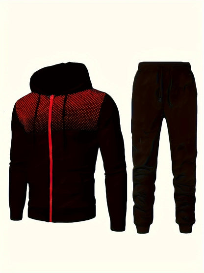 Sportliche Trainingsjacke Herren Kapuze