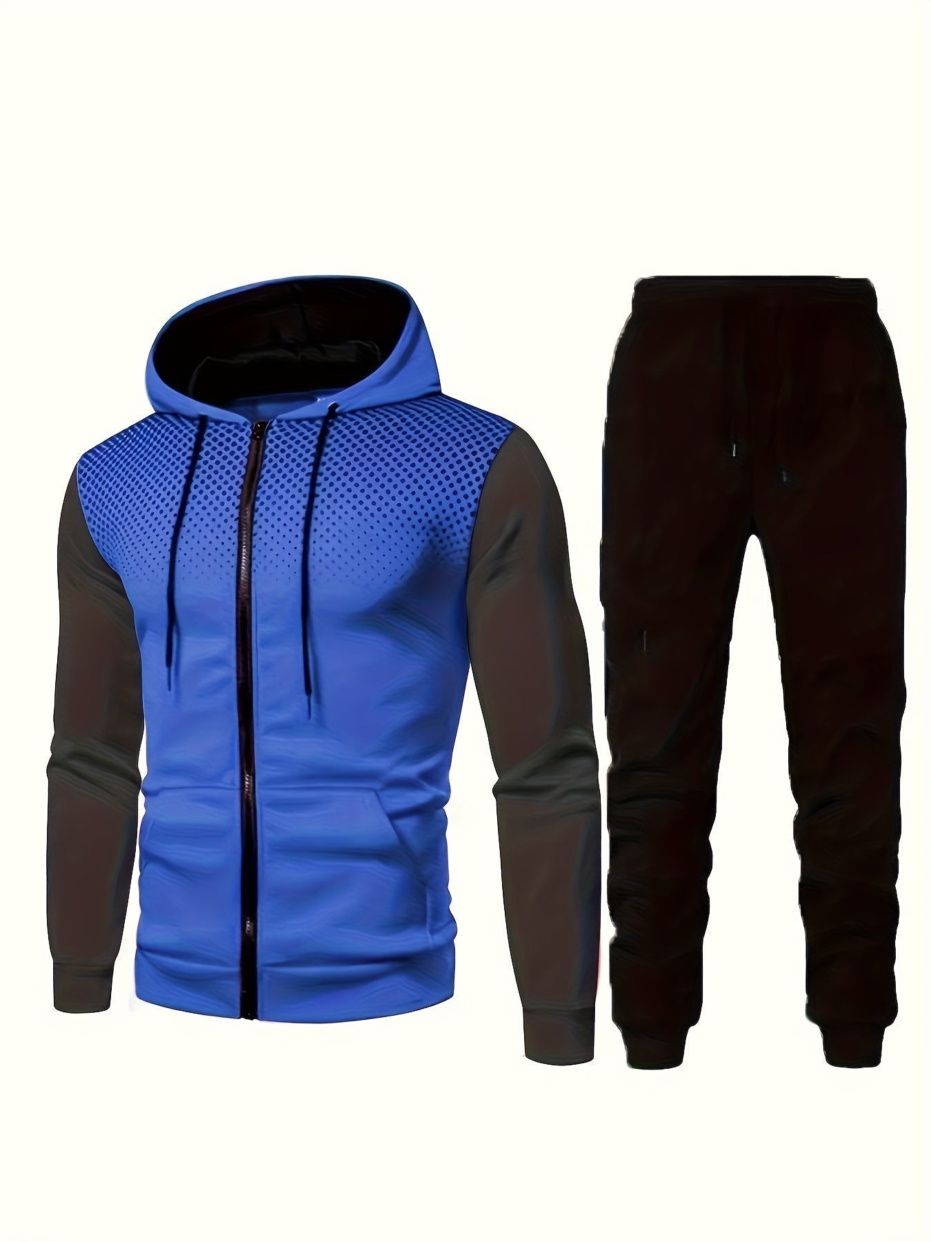 Sportliche Trainingsjacke Herren Kapuze - IdealeKleiden