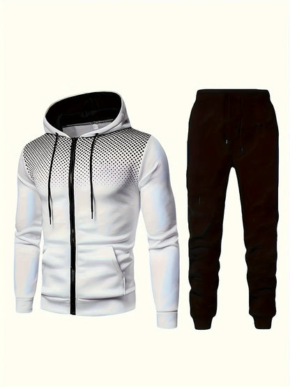 Sportliche Trainingsjacke Herren Kapuze
