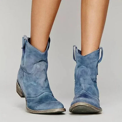 Westernstiefel Leder Damen Schuhe