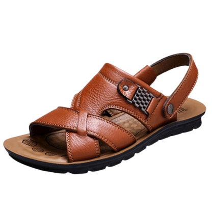 Herren Sportsandalen Orthopädisch Ergonomisch Ledersohle