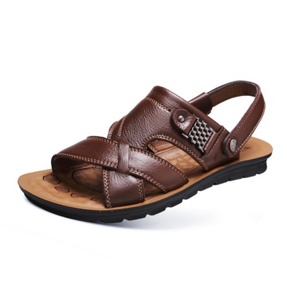 Herren Sportsandalen Orthopädisch Ergonomisch Ledersohle