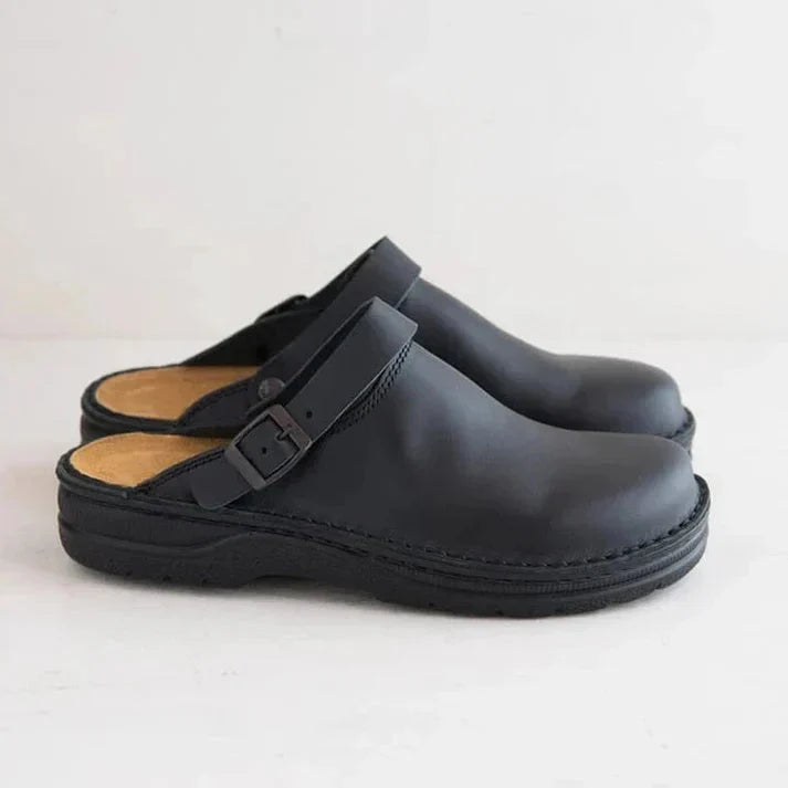 Orthopädische Ledersandalen für Herren