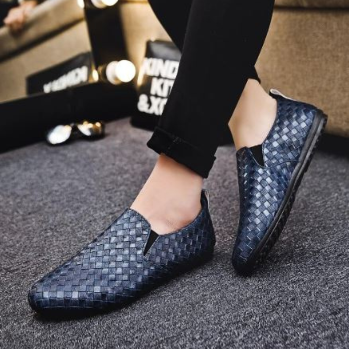 Lederschlüpfer Schuhe Bequem Elegant Männer
