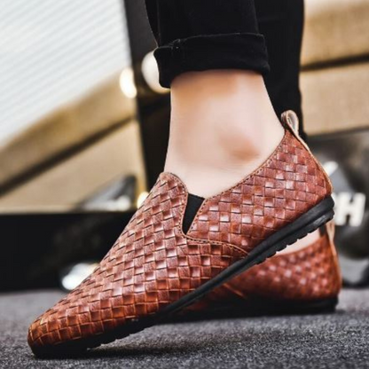 Lederschlüpfer Schuhe Bequem Elegant Männer - IdealeKleiden
