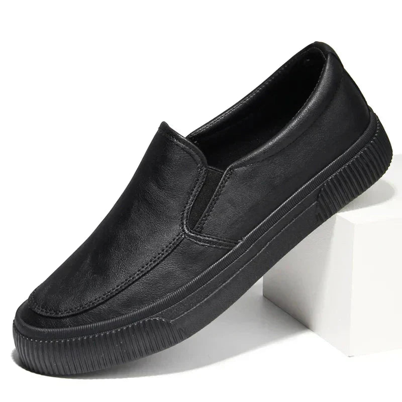 Herren Lederschuhe Bequem Gummisohle