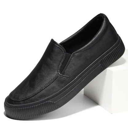 Herren Lederschuhe Bequem Gummisohle