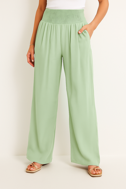 Sommerhose Damen Hochtailliert Stretch