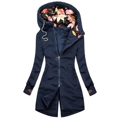 Frauen Übergangsjacke Kapuze Frühjahr