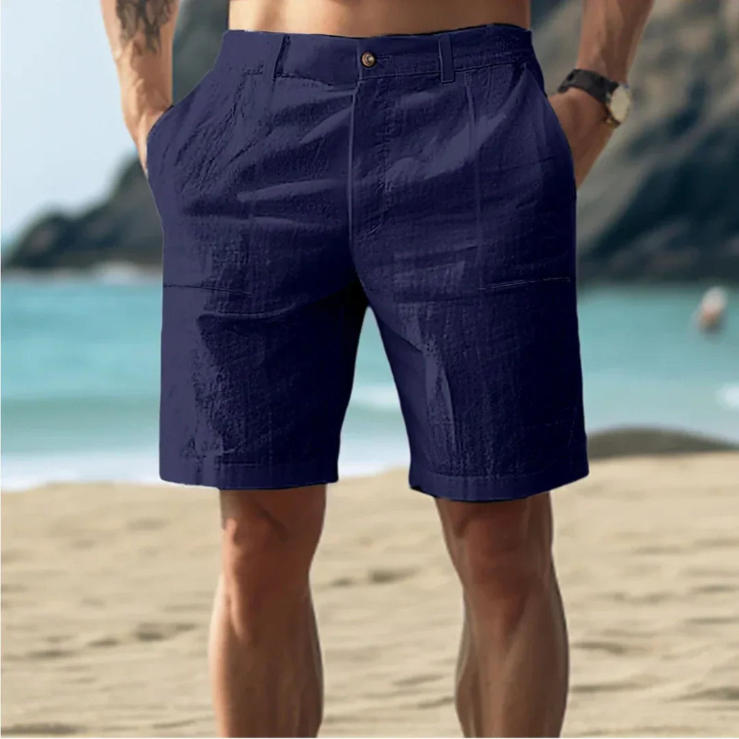 Leichte Herren-Shorts Sommer Lockere Passform