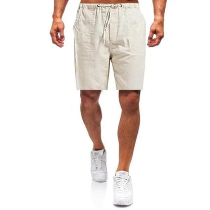 Leinen Shorts Herren Loose Fit Sommer