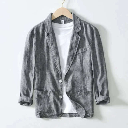 Leinen Blazer Herren Sommer Leicht