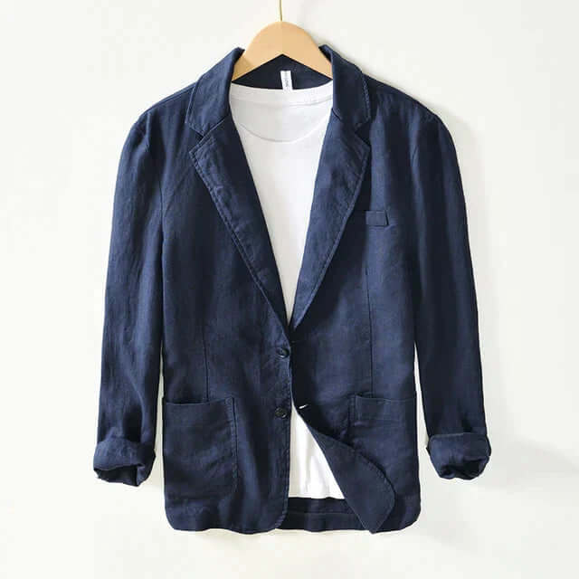 Leinen Blazer Herren Sommer Leicht