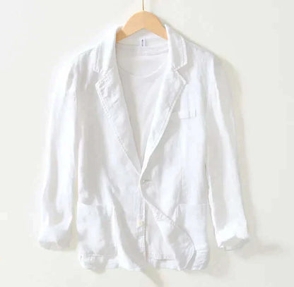 Leinen Blazer Herren Sommer Leicht