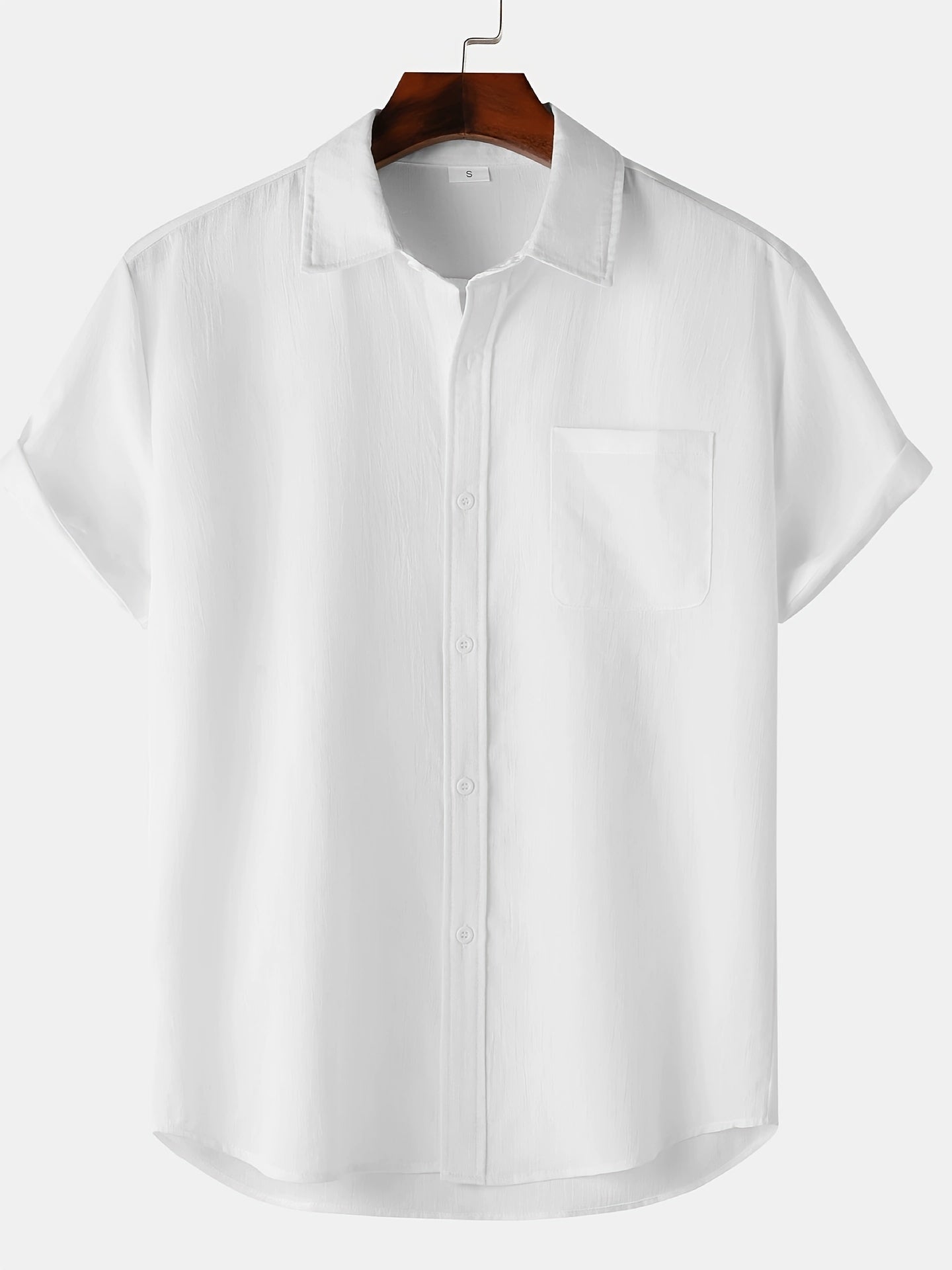 Leinen Hemd Sommer Kurzarm Button Down
