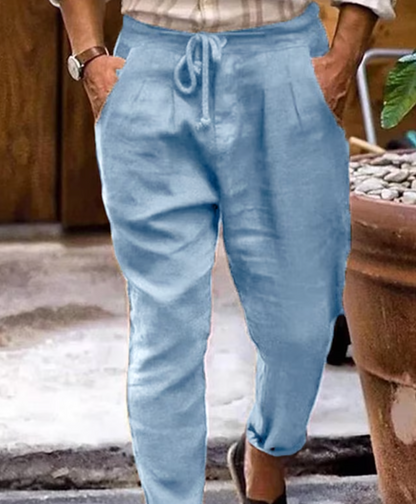 Bequeme Leinenhose Loose Fit Sommer