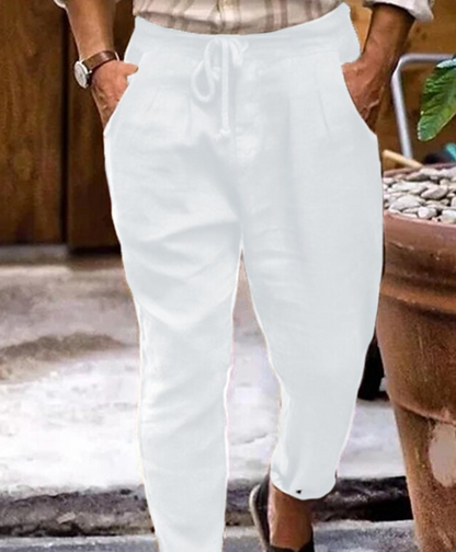 Bequeme Leinenhose Loose Fit Sommer