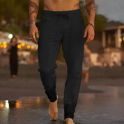 Leinenhose Lockere Passform Sommer Herren