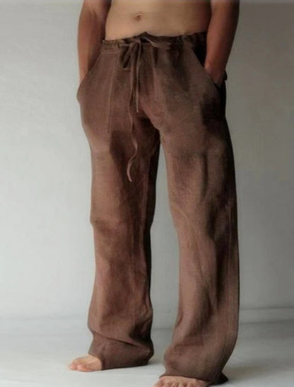 Leicht Leinenhose Herren Sommer Bequem