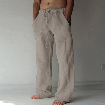 Leicht Leinenhose Herren Sommer Bequem