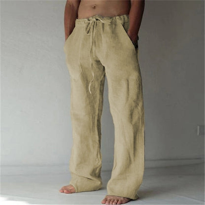 Leicht Leinenhose Herren Sommer Bequem