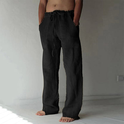 Leicht Leinenhose Herren Sommer Bequem