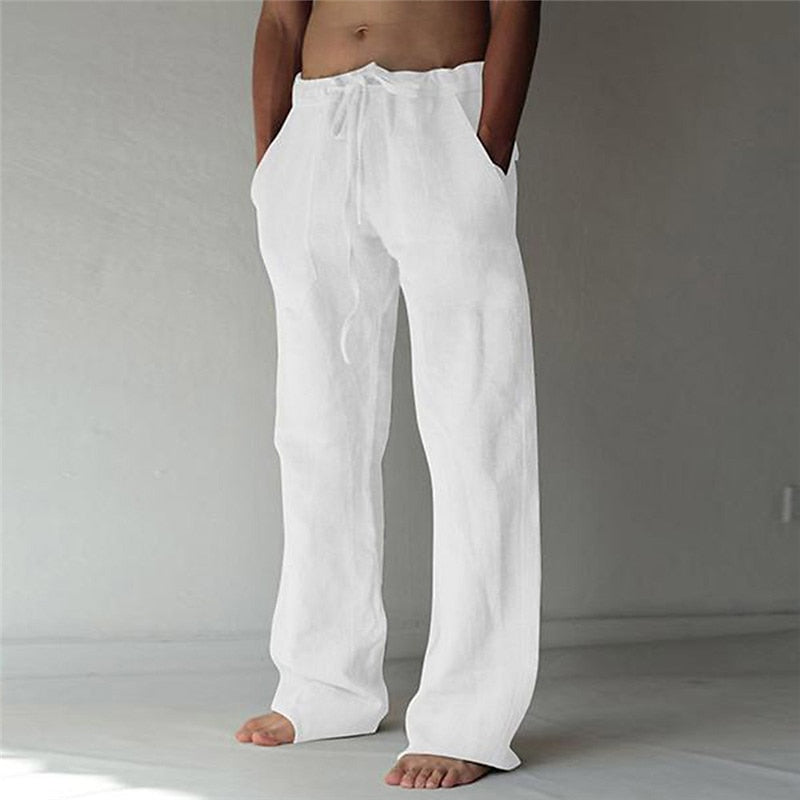 Leicht Leinenhose Herren Sommer Bequem