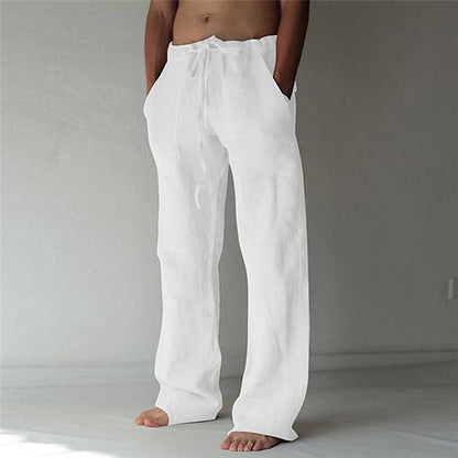 Leicht Leinenhose Herren Sommer Bequem