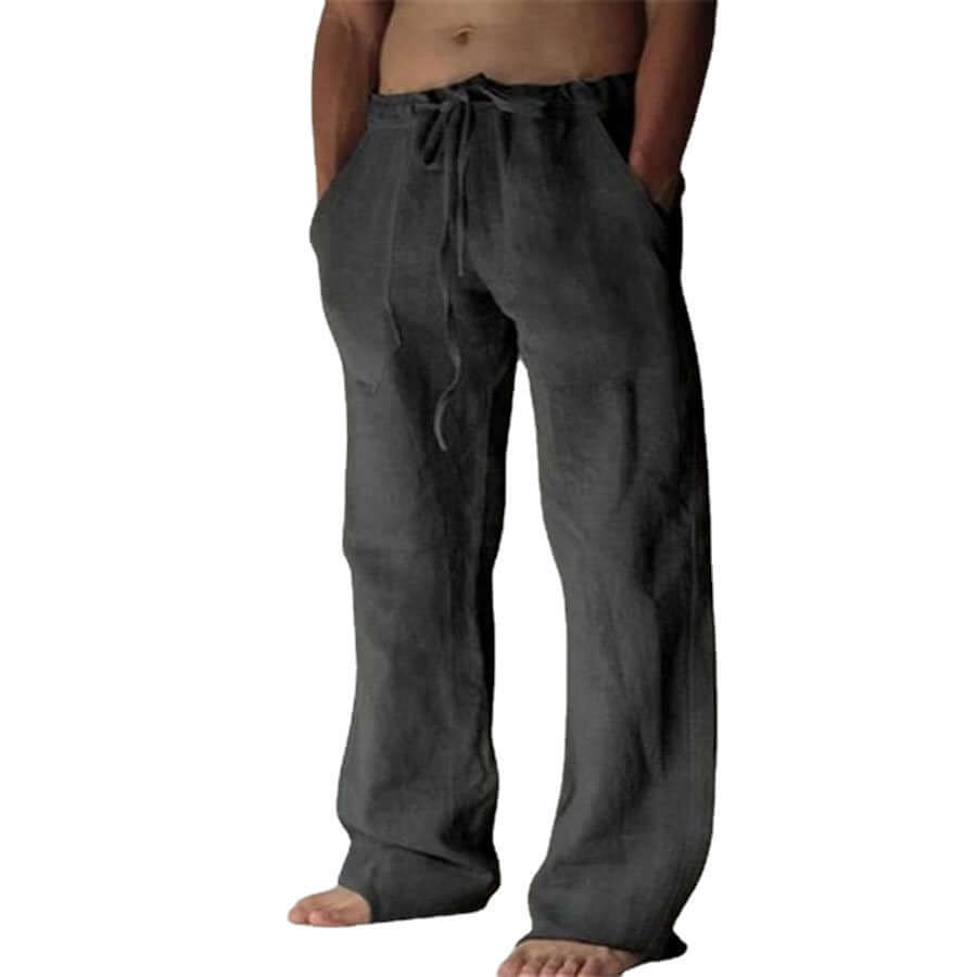 Leinenhose Herren Bequem Sommer