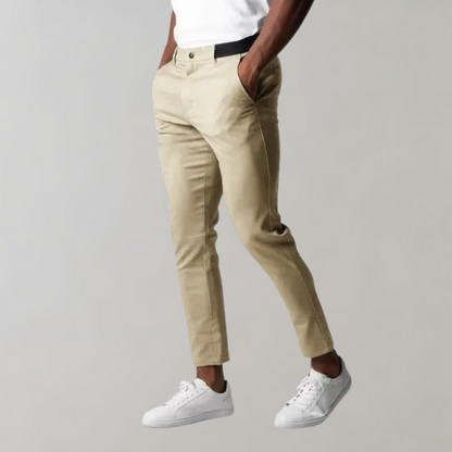 Modische Chinos Herren Slim Fit Leicht Baumwolle