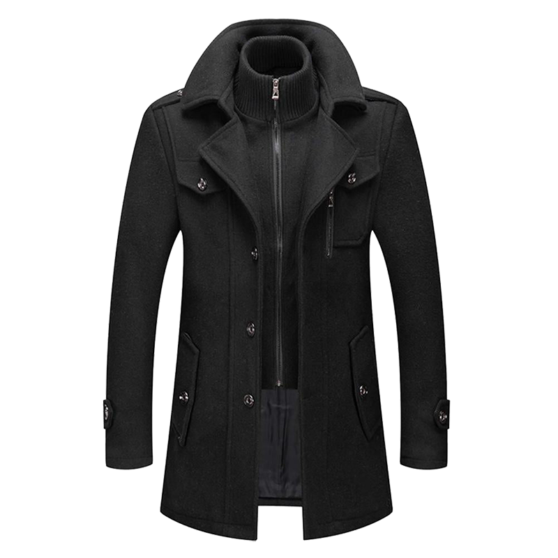 Stylischer Herren Wintermantel Klassisches Design