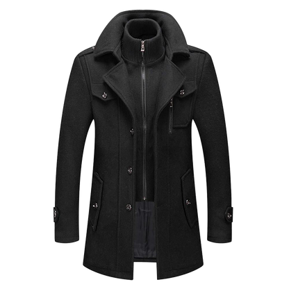 Stylischer Herren Wintermantel Klassisches Design