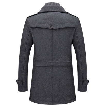 Stylischer Herren Wintermantel Klassisches Design - IdealeKleiden