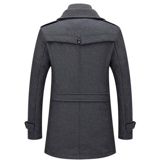 Stylischer Herren Wintermantel Klassisches Design - IdealeKleiden