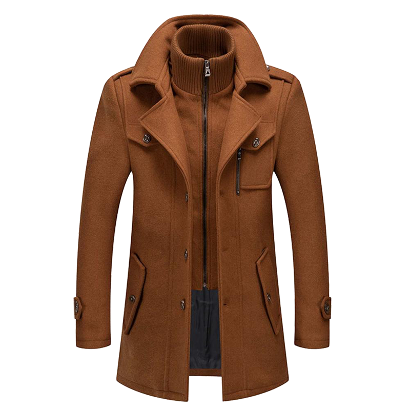 Stylischer Herren Wintermantel Klassisches Design