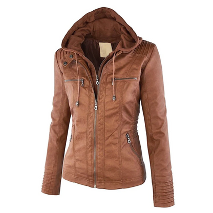 Praktische Damenjacke mit Kapuze