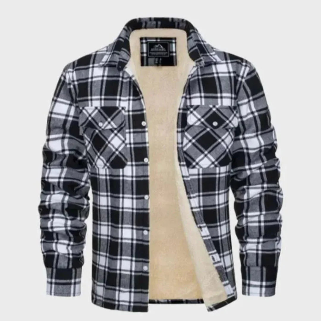 Weiche Flanelljacke Sherpa Futter Damenschale