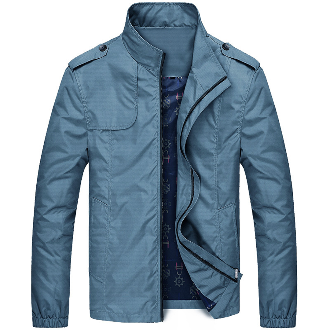 Moderne Herrenjacke Leicht Zeitlos Stilvoll