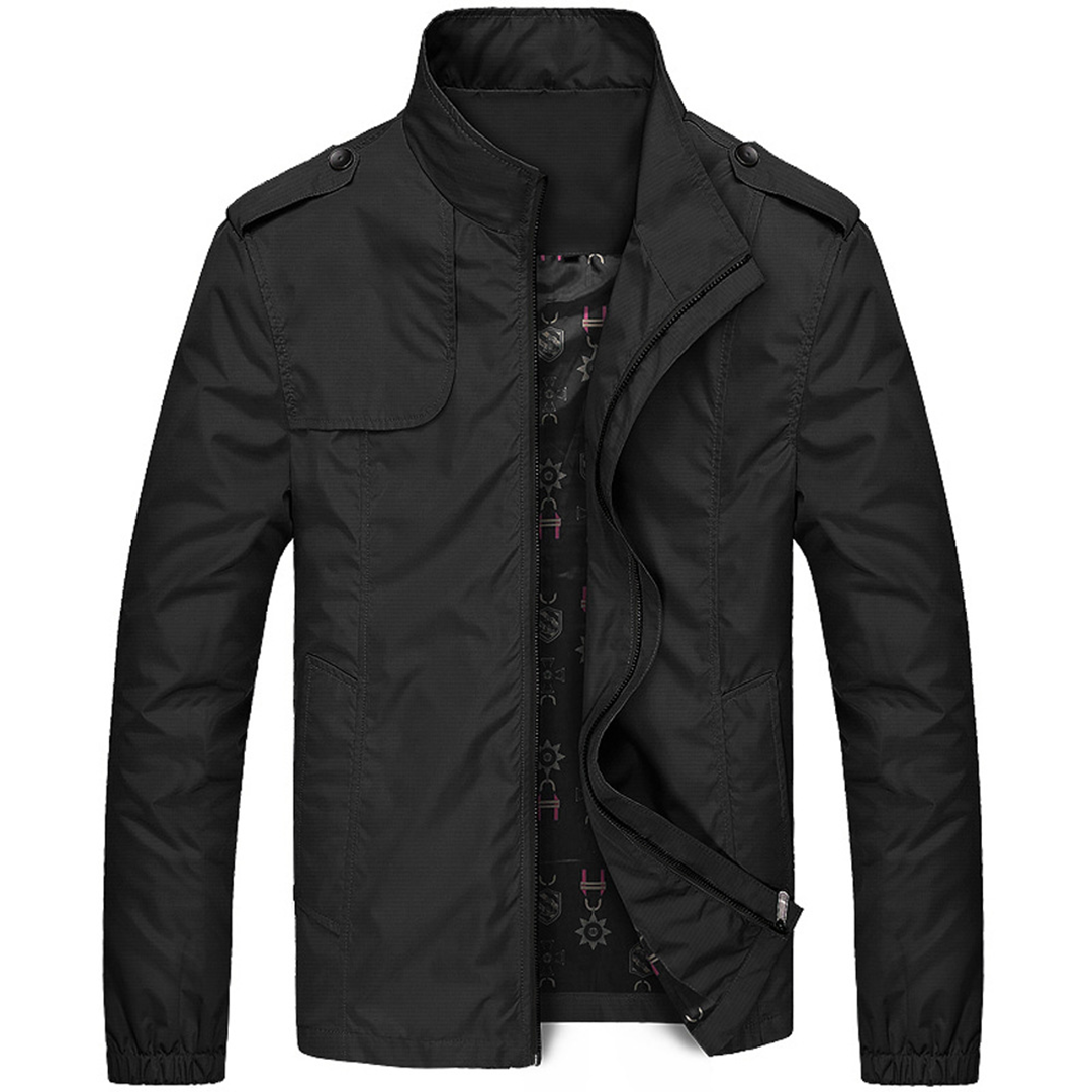 Moderne Herrenjacke Leicht Zeitlos Stilvoll