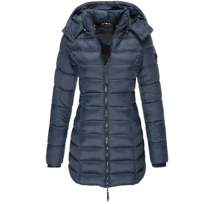 Damen Winterjacke Warm Gepolstert mit Kapuze - IdealeKleiden