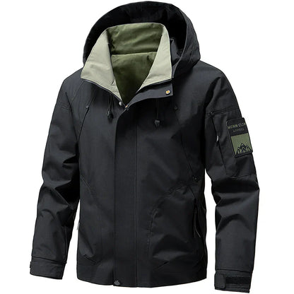 Herren Softshell-Jacke Wasserfest Mit Kapuze